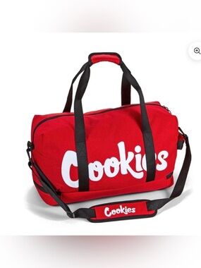 Cookies Red/Black Duffle Bag NWT